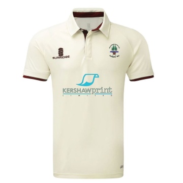 Stacksteads CC - Ergo Short Sleeve Maroon Trim Shirt